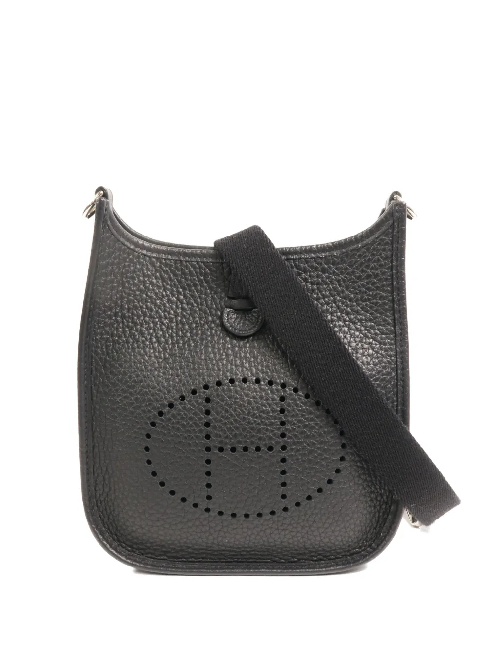 Hermès Pre-Owned TPM Evelyne leather shoulder bag - Schwarz