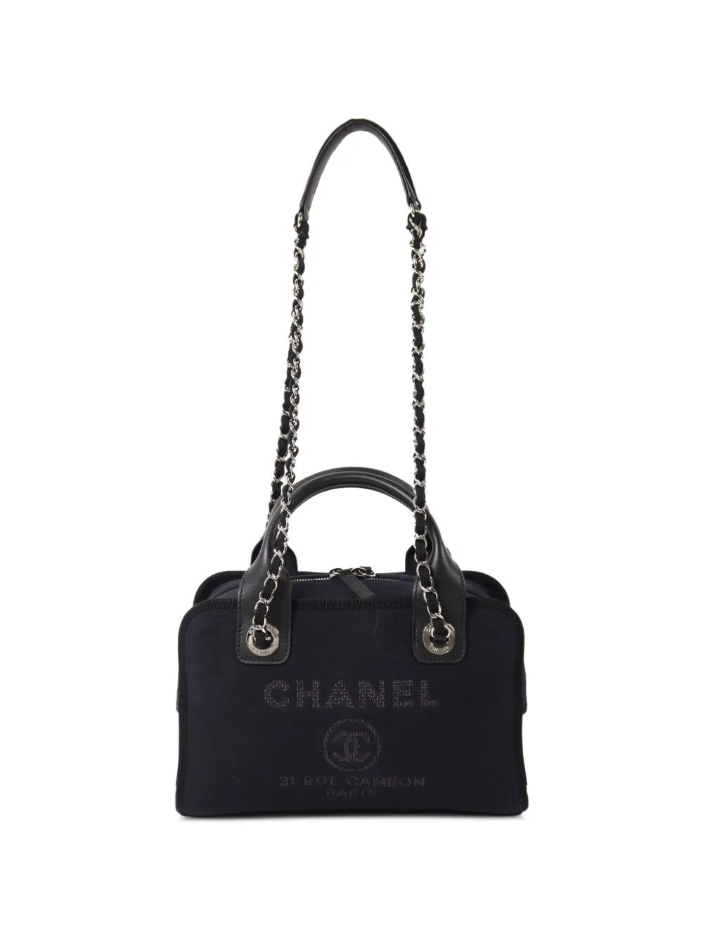 CHANEL Pre-Owned Deauville CC shoulder bag - Blu