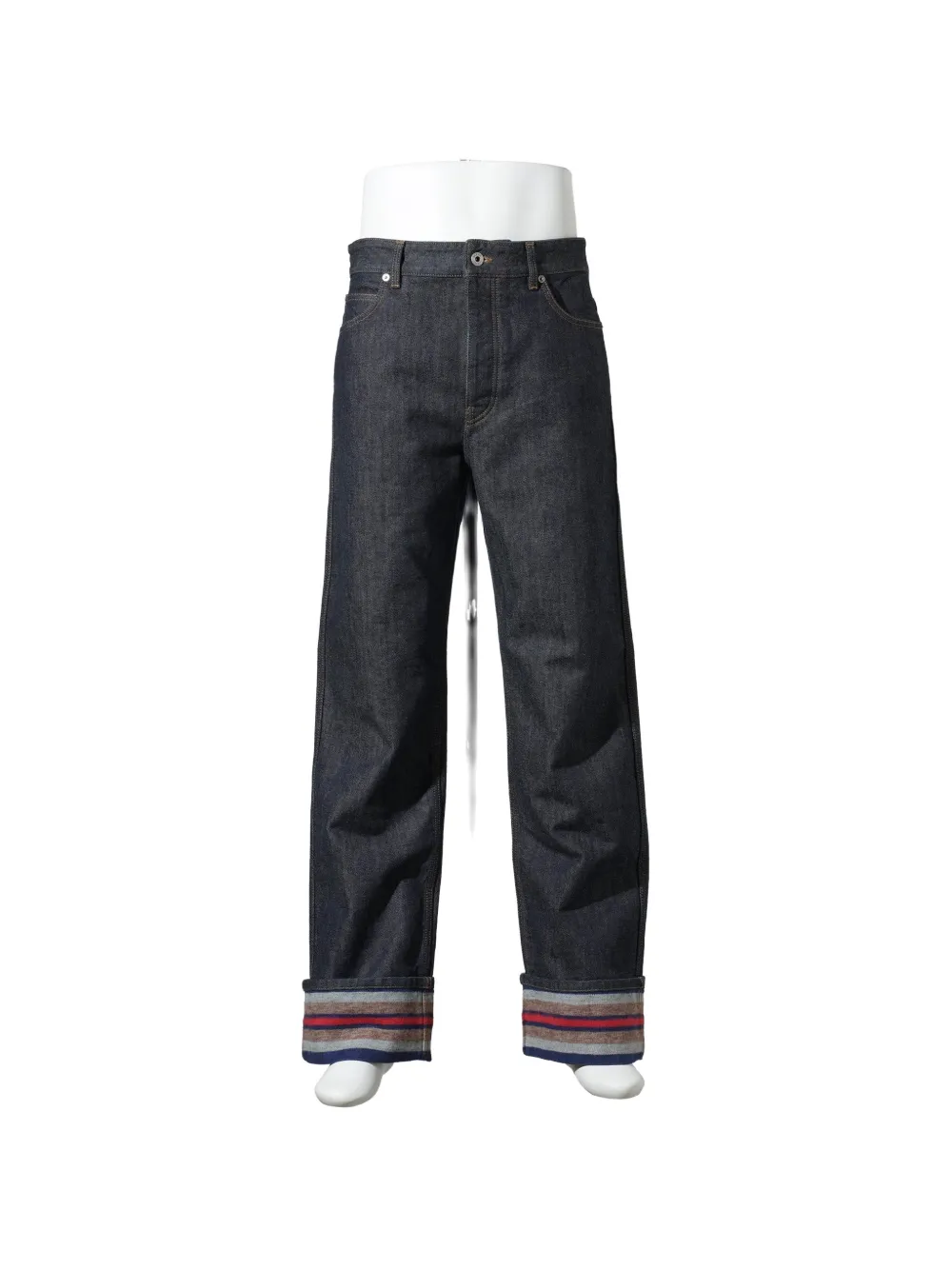 LOEWE turn-up jeans - Blu