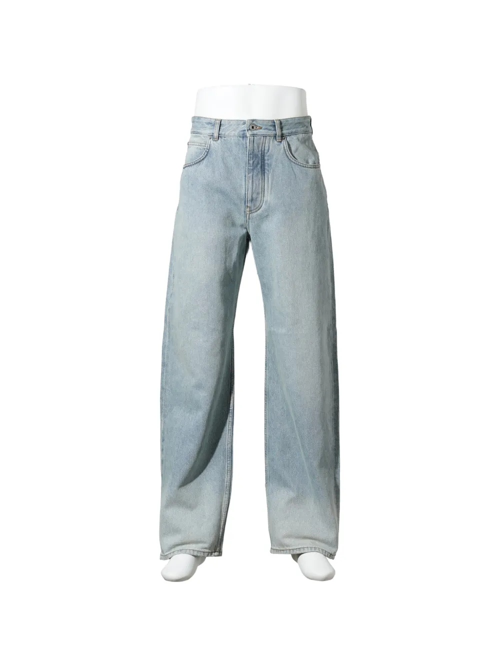 LOEWE buckled-back jeans - Blu