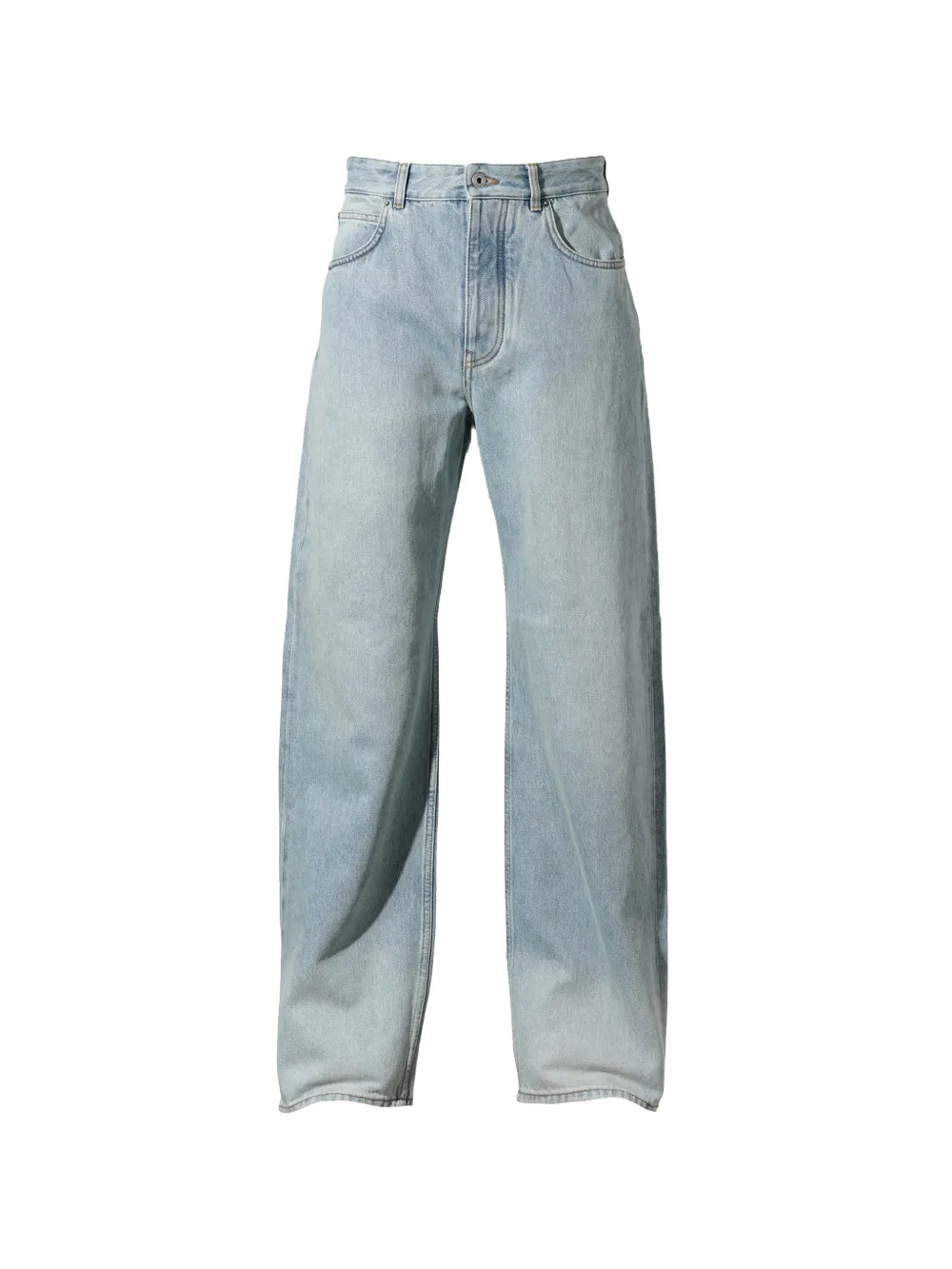 LOEWE buckled-back jeans - Blu