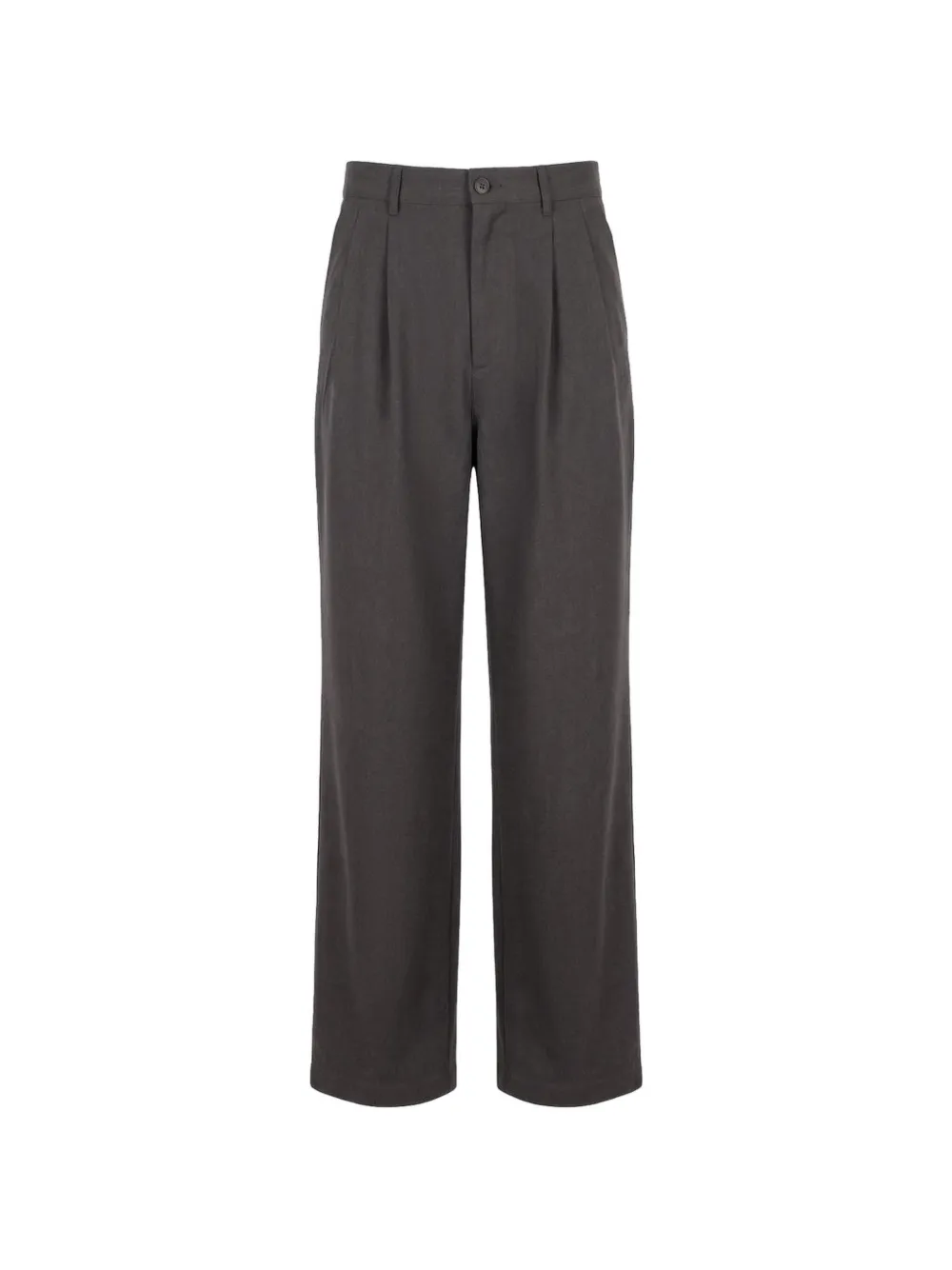 Danton pleated straight-leg trousers - Grigio