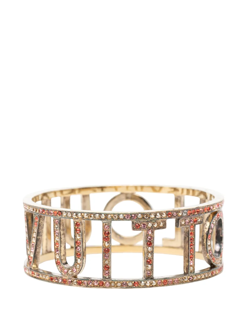  Louis Vuitton Pre-owned Pulsera 1001 Nuits Bañada En Oro Con Cristales De Swarovski Bangle 2005-2026 - Dorado 