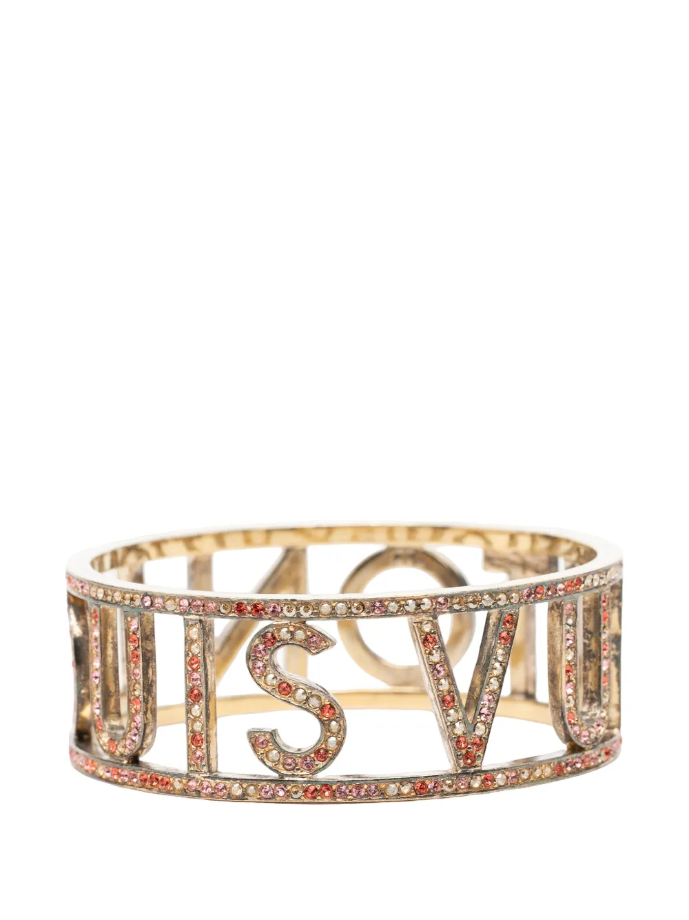  Louis Vuitton Pre-owned Pulsera 1001 Nuits Bañada En Oro Con Cristales De Swarovski Bangle 2005-2026 - Dorado 