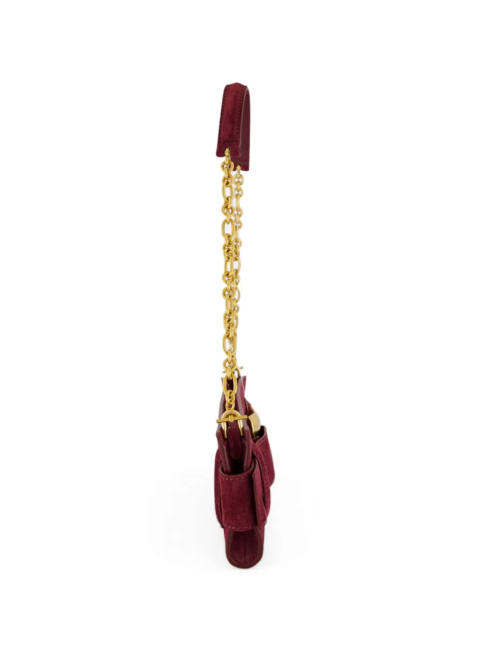 Balmain Anthem schoudertas met gespdetail Rood