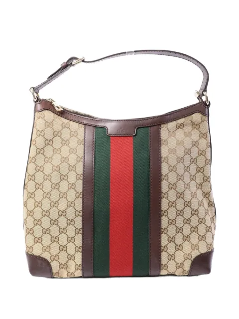 Gucci Pre-Owned GG Canvas Web shoulder bag