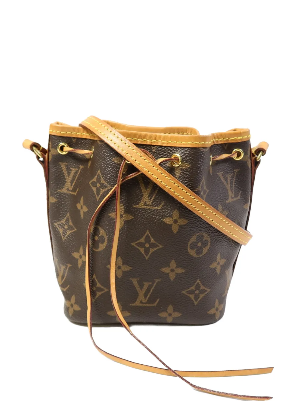 Louis Vuitton Pre-Owned nano Noe Monogram shoulder bag - Marrone