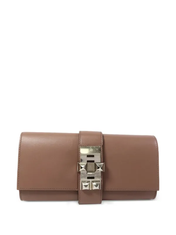 HERMES - エルメス メドール23 X刻印 G金具レザークラッチバッグ