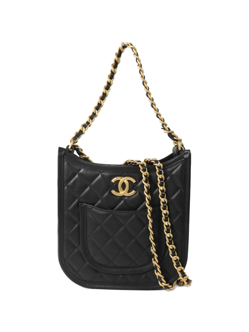 CHANEL Pre-Owned CC quilted shoulder bag - Nero
