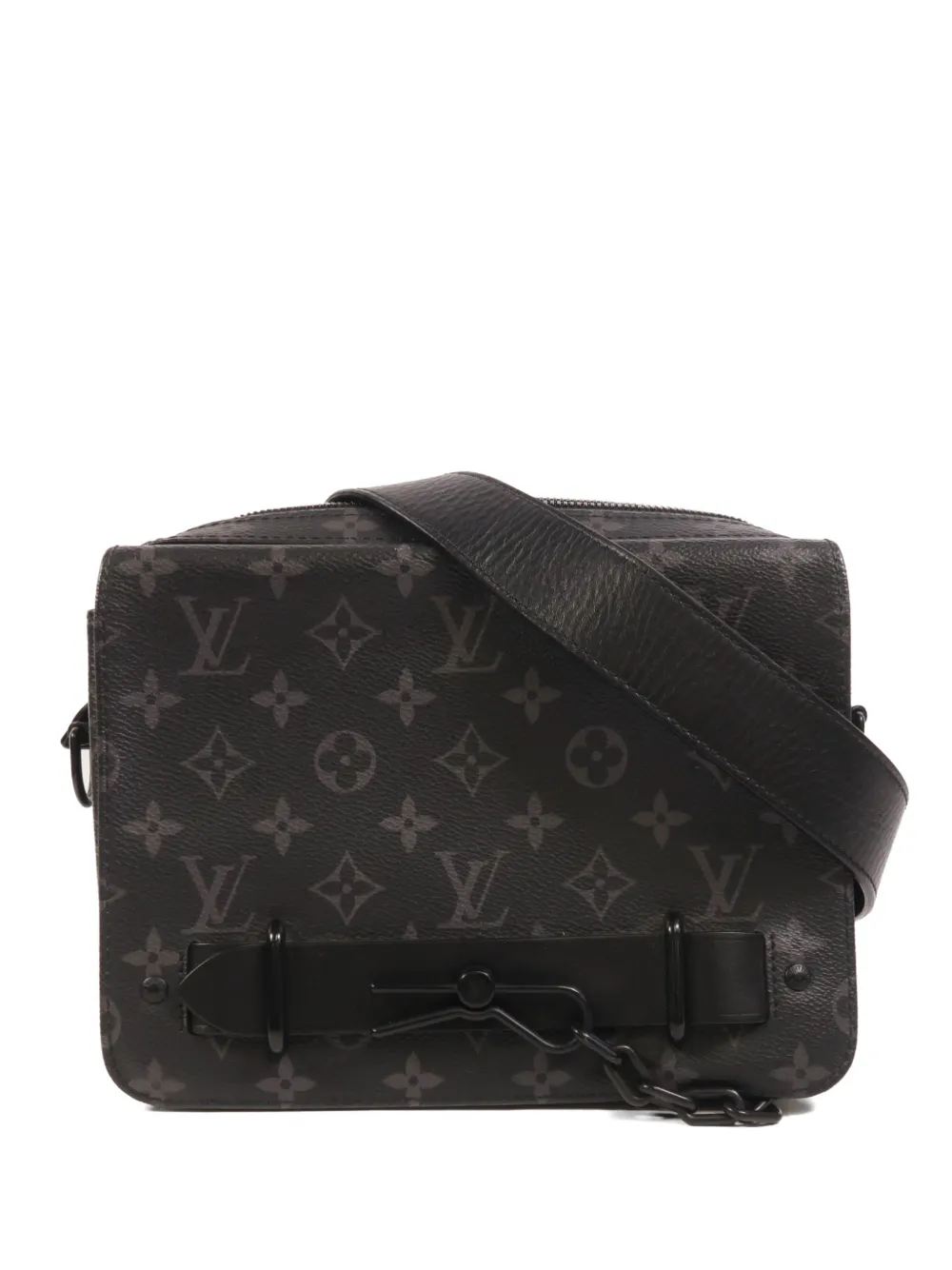 Louis Vuitton Pre-Owned Eclipse Steamer Monogram shoulder bag - Nero