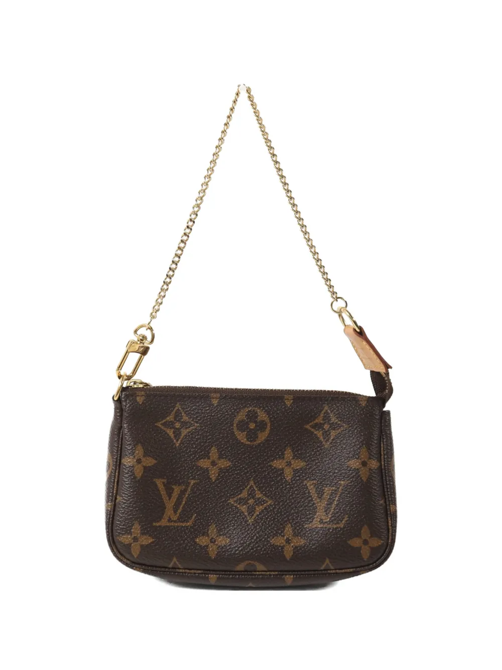 Louis Vuitton Pre-Owned Mini Pochette Monogram canvas shoulder bag - Marrone
