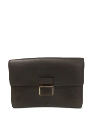 Christian Dior クラッチバッグ 黒 レザー Christian Dior Pre-Owned レザー クラッチバッグ | ブラック