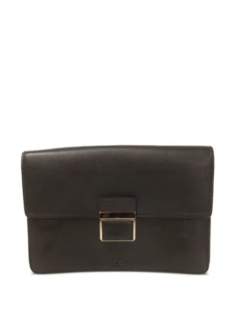 Christian Dior Pre-Owned leather clutch bag