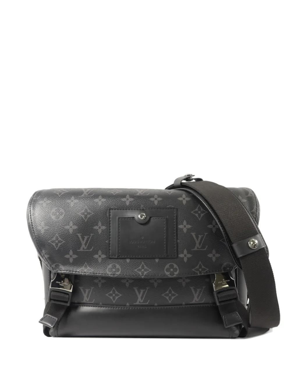 Louis Vuitton Pre-Owned Monogram Eclipse Messenger PM Voyager crossbody bag - Schwarz