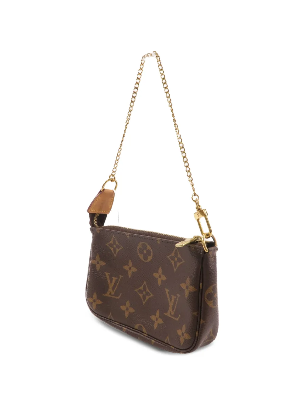 Louis Vuitton Pre-Owned Pochette Accessoires canvas shopper met monogram Bruin
