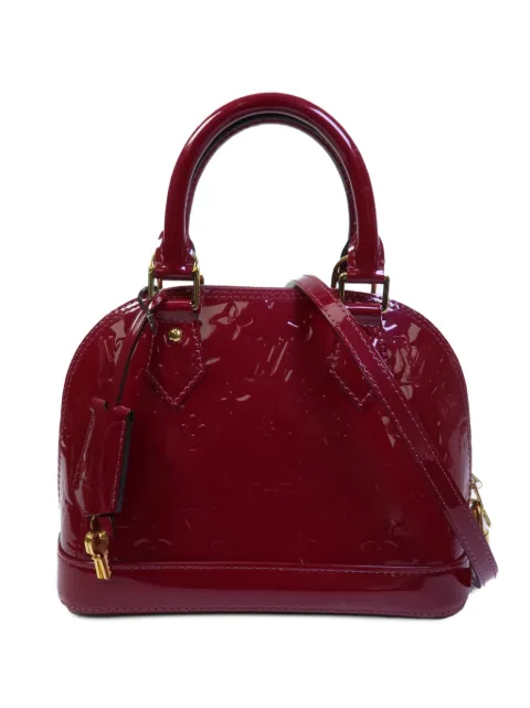 Louis Vuitton Pre-Owned bolso shopper Alma de piel Vernis con monograma