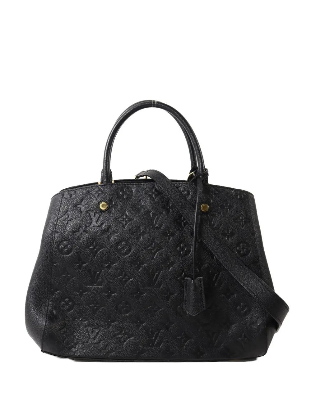 Louis Vuitton Pre-Owned MM Montaigne calfskin tote bag - Nero