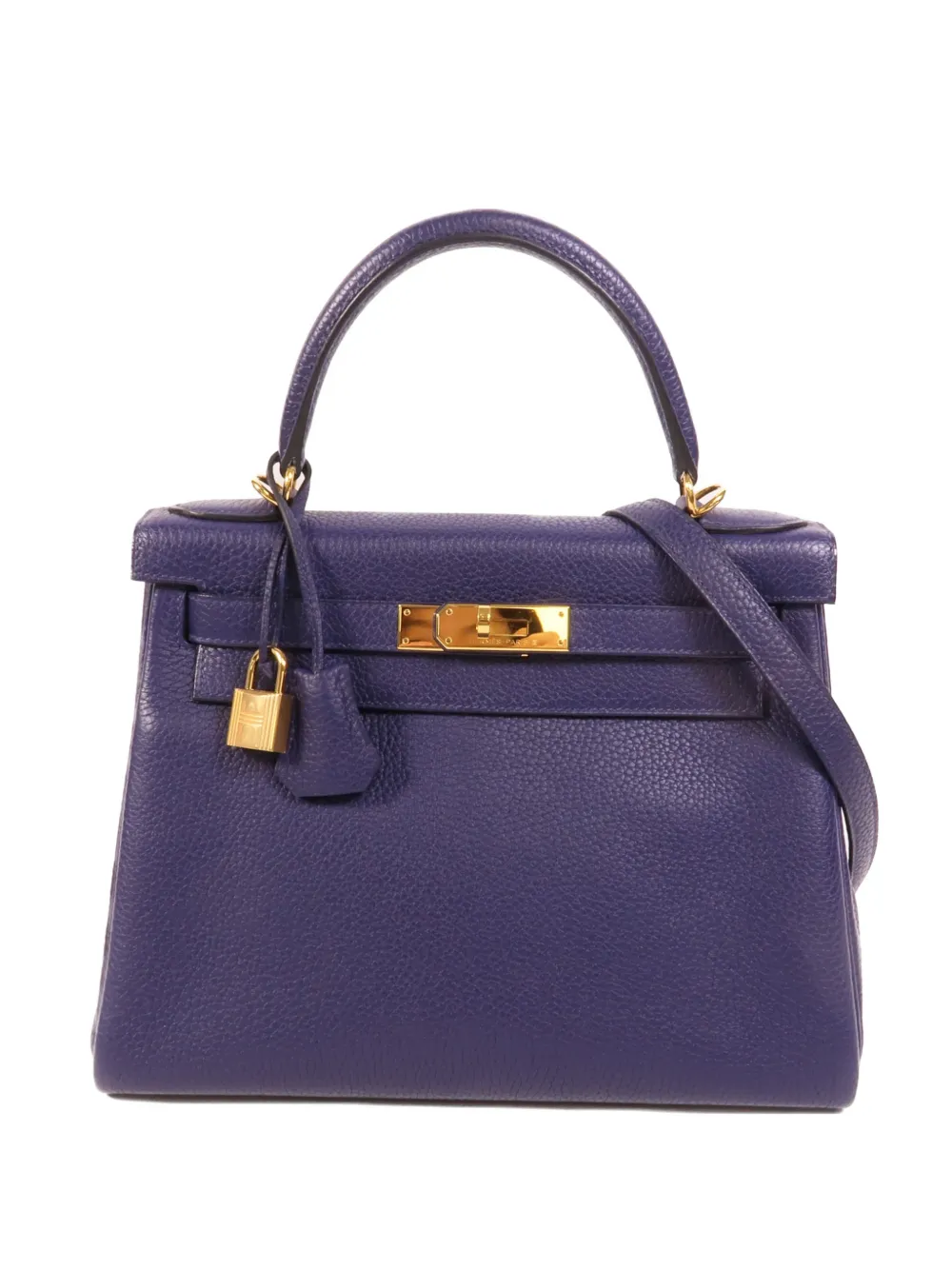 Hermès Pre-Owned 2019 Kelly 28 Togo shoulder bag - Viola
