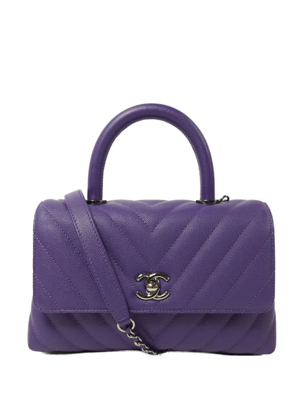 CHANEL Pre-Owned Coco Handle CC shoulder bag - Viola