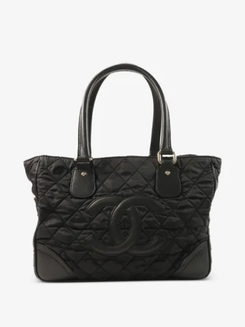 CHANEL Pre-Owned bolsa de hombro capitonada