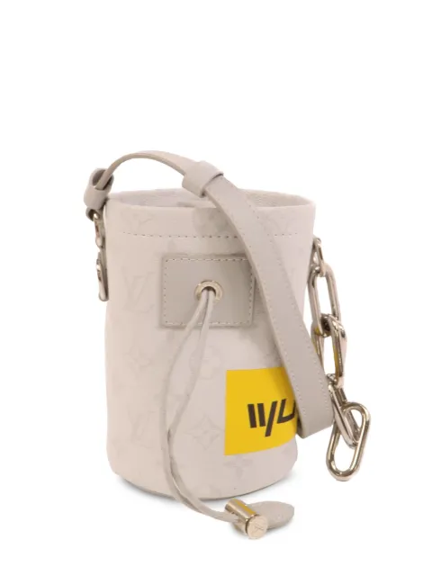 Louis Vuitton Pre-Owned bolsa bucket Chalk Nano