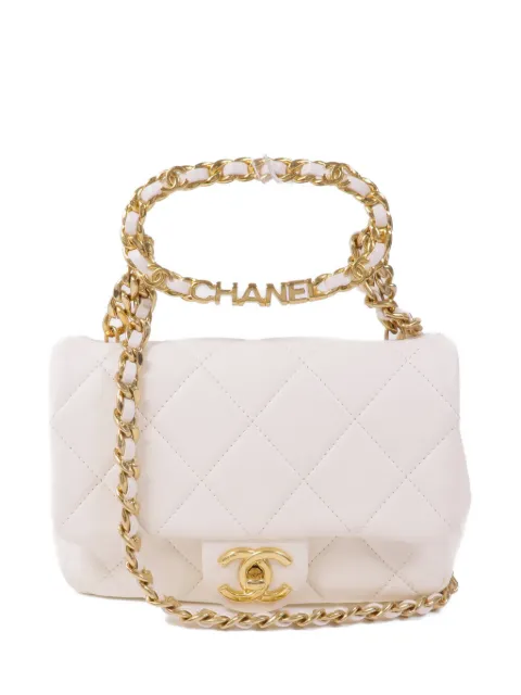 CHANEL Pre-Owned CC turn-lock calfskin tote bag