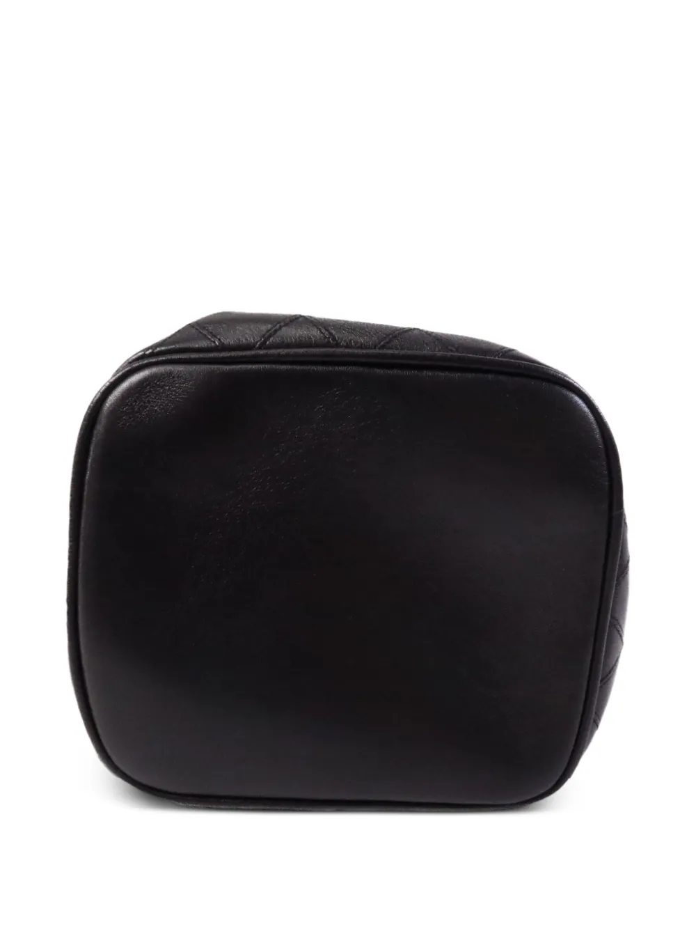Chanel Pre-owned CC Diamond-quilted Vanity Case in Black, view 4