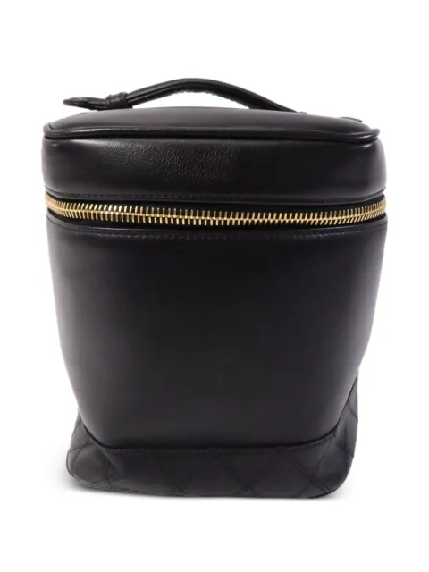 CHANEL Pre-Owned diamant-quiltet CC vanity-boks