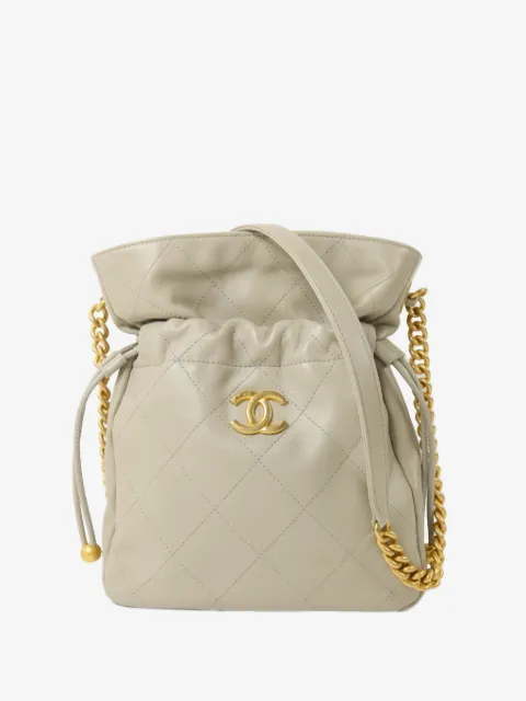 CHANEL Pre-Owned CC diamond-quilting shoulder bag