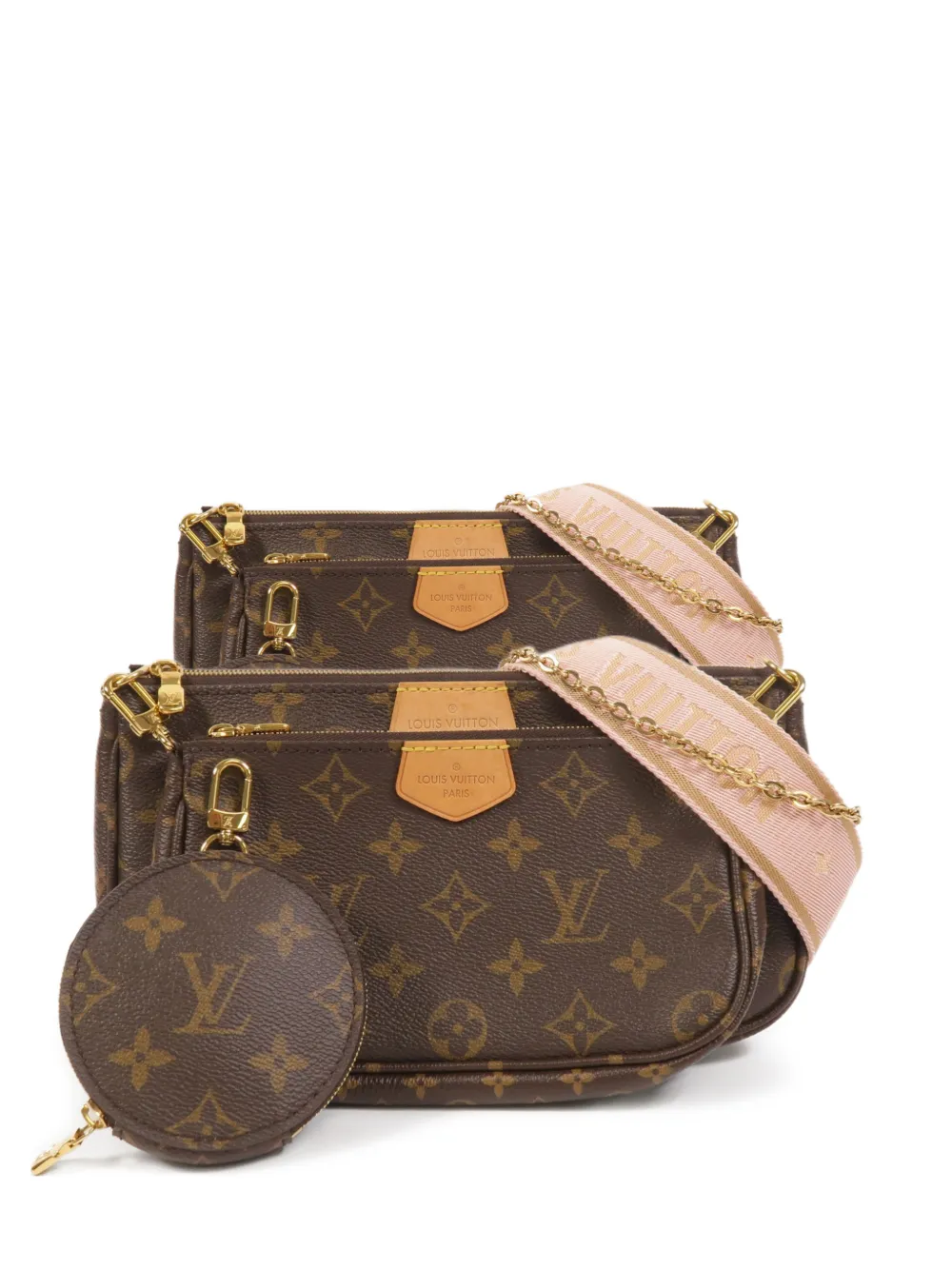 Louis Vuitton Pre-Owned Multi Pochette Accessoires Monogram crossbody bag - Marrone