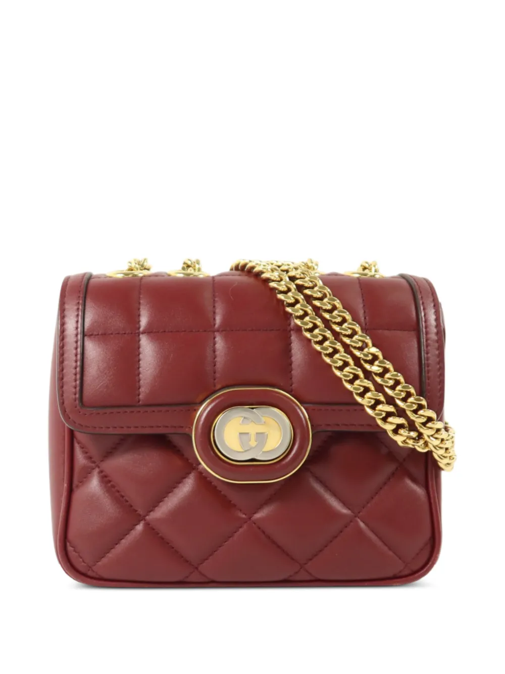 Gucci Pre-Owned Decco GG chain shoulder bag - Rosso