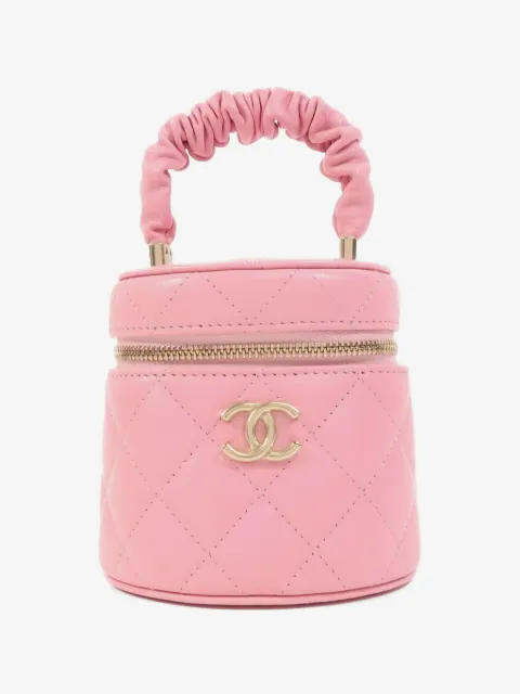 CHANEL Pre-Owned quilted CC Vanity tote bag