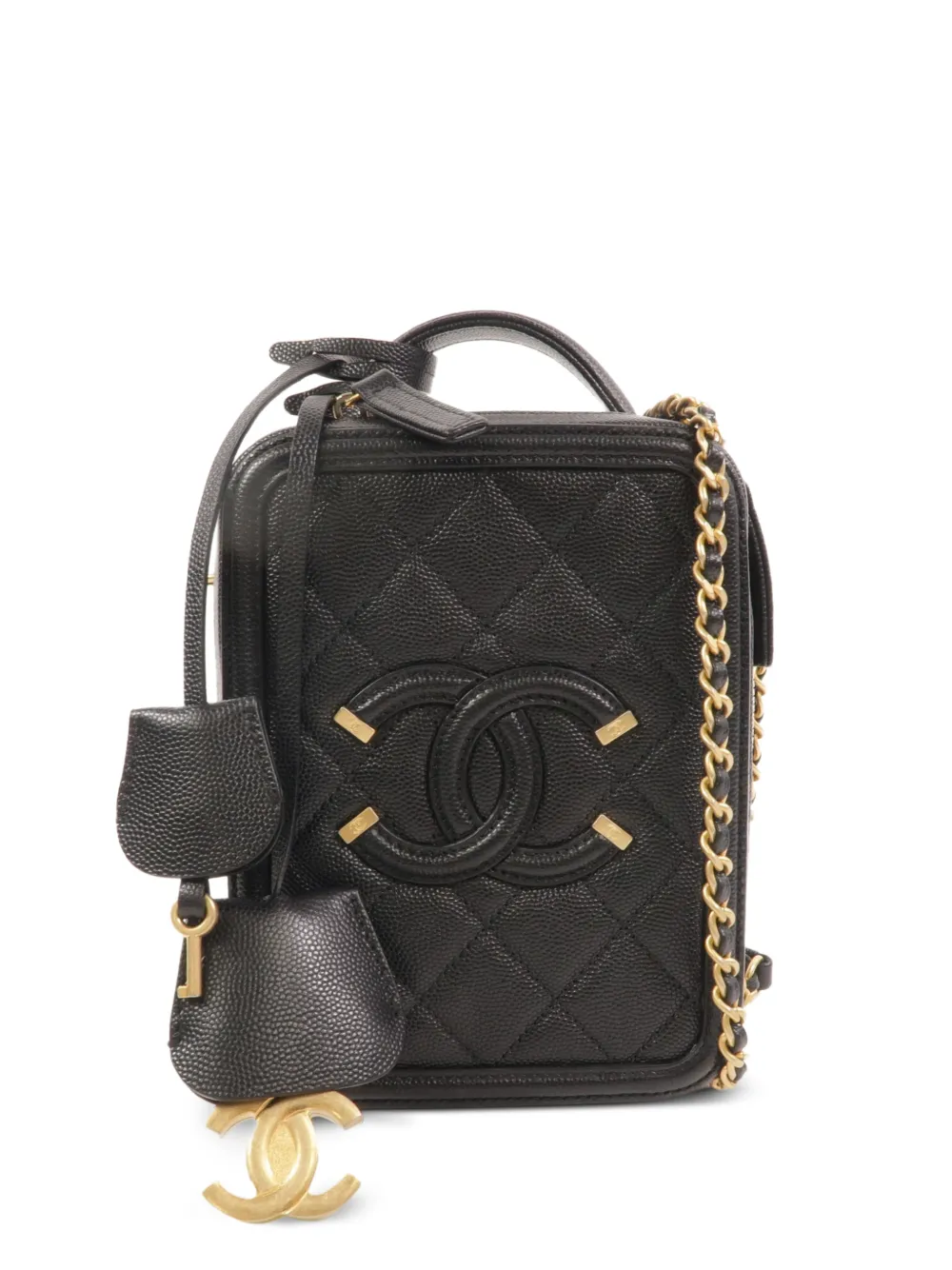 CHANEL Pre-Owned CC turn-lock vanity bag - Nero