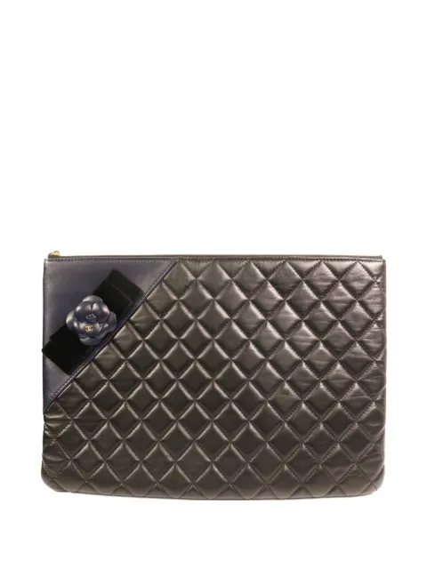 CHANEL Pre-Owned quiltet Camélia clutch