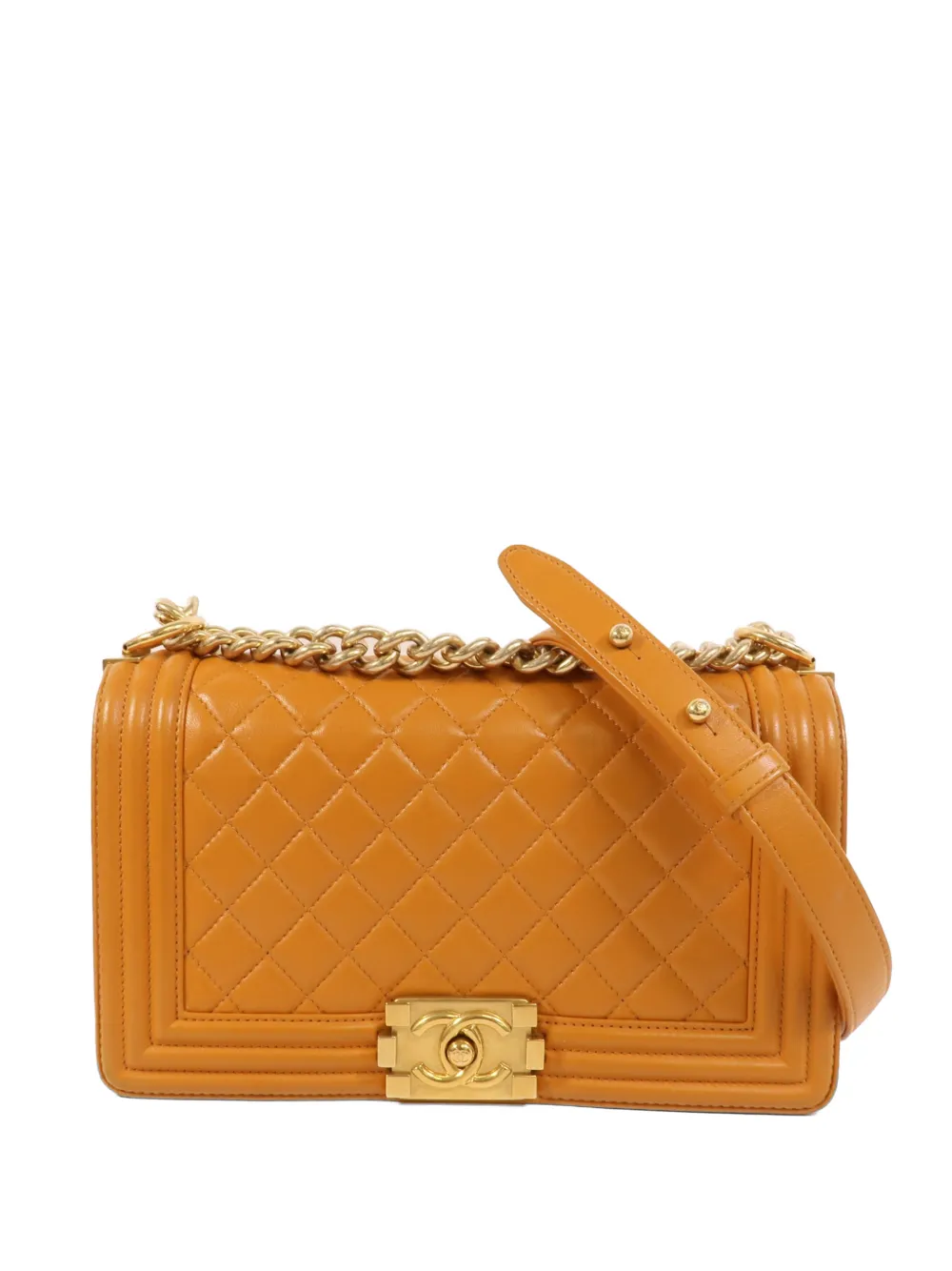 CHANEL Pre-Owned Boy 25 quilted crossbody bag - Toni neutri