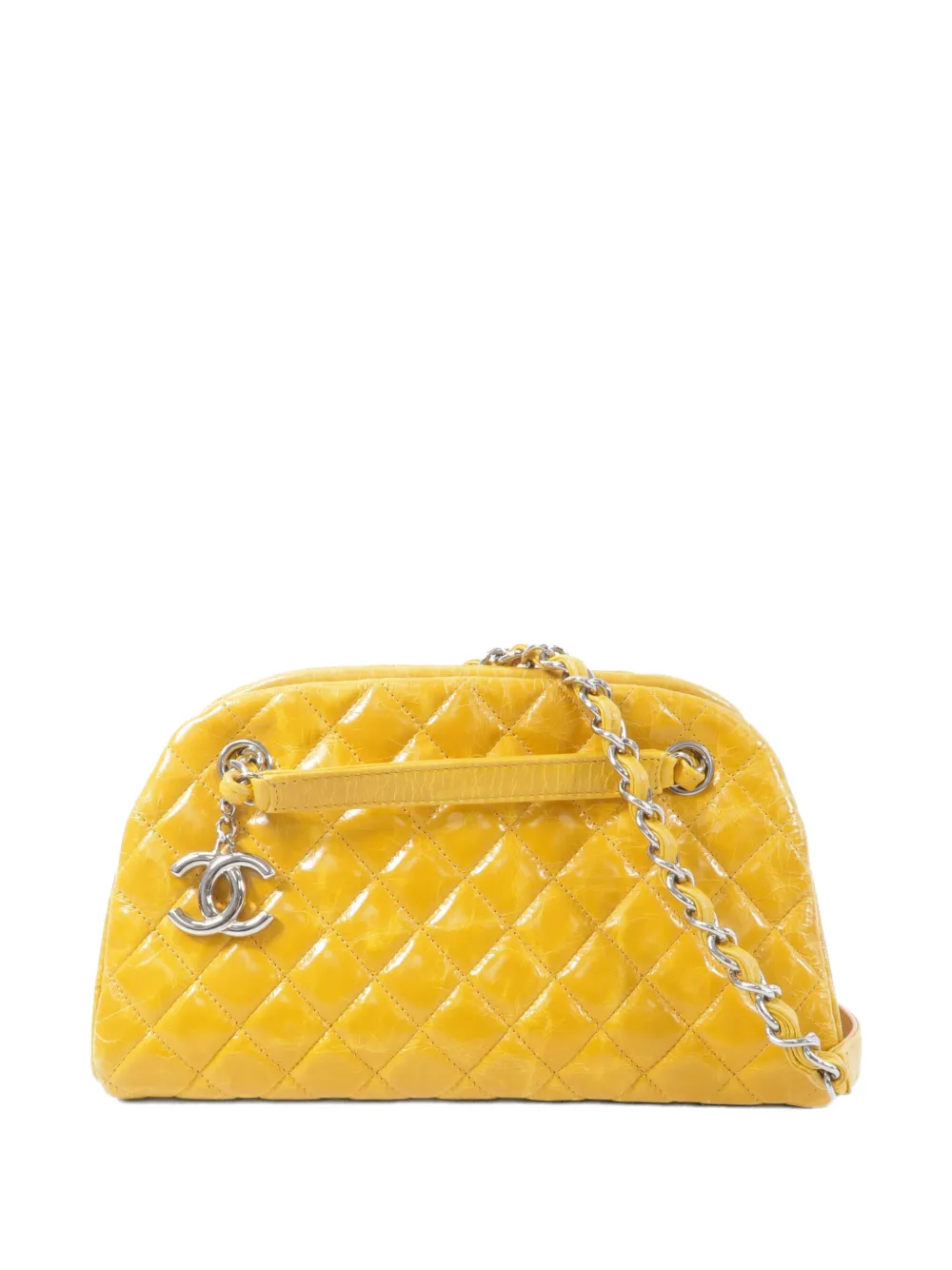 CHANEL Pre-Owned CC chain shoulder bag - Giallo