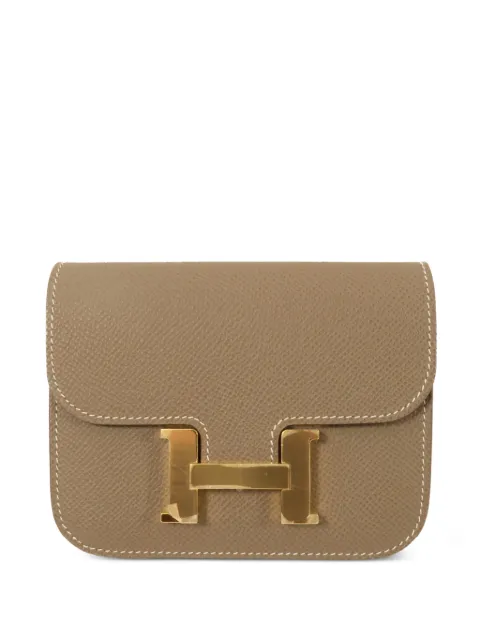 Hermès Pre-Owned 2022 Constance leather wallet