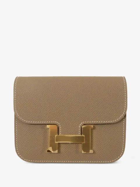 Hermès Pre-Owned 2022 Constance leather wallet