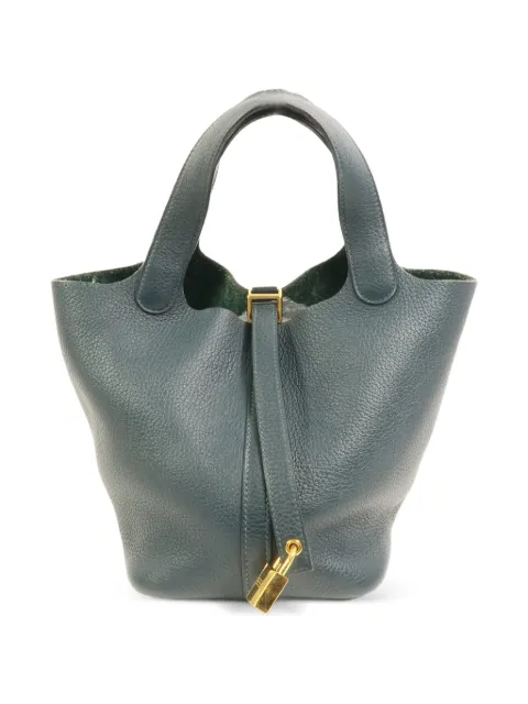 Hermès Pre-Owned Picotin leather tote bag