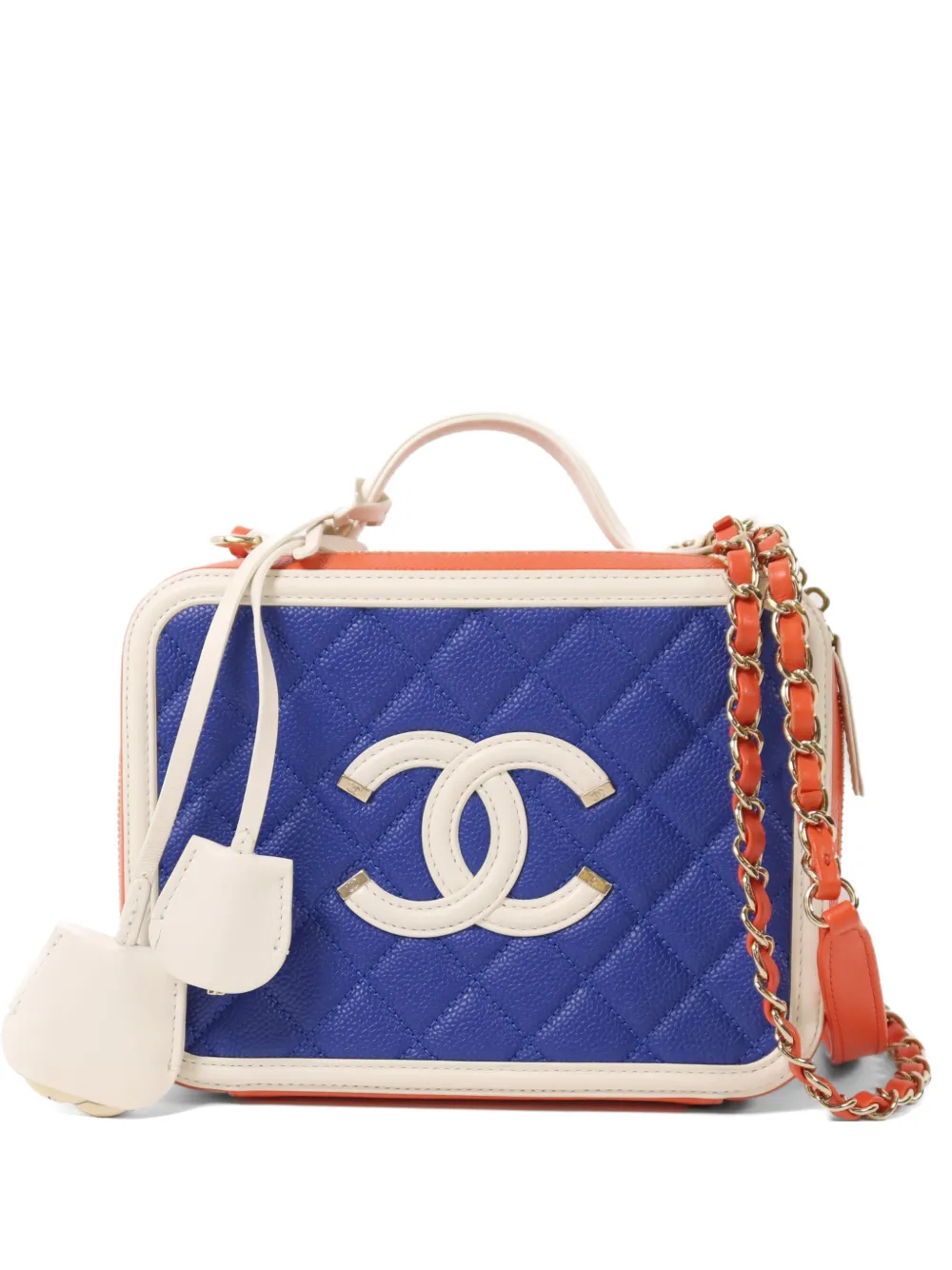 CHANEL Pre-Owned Filigree CC tote bag - Blue