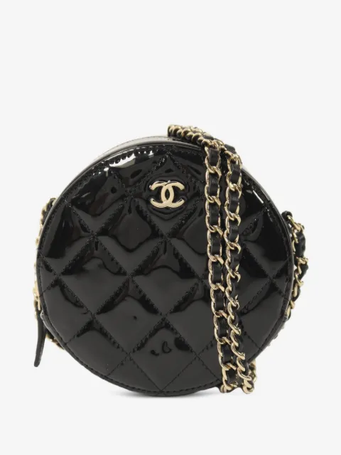 CHANEL Pre-Owned bolsa de hombro CC capitonada