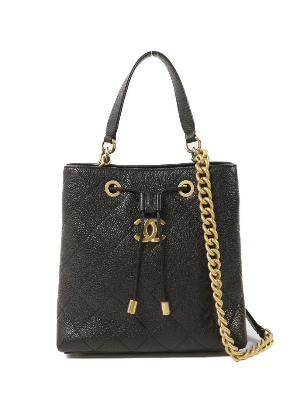 CHANEL Pre-Owned quilted CC shoulder bag - Black