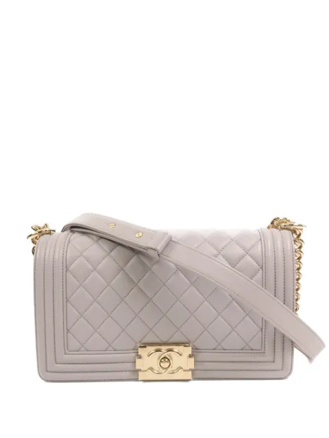 CHANEL Pre-Owned Boy quilted shoulder bag