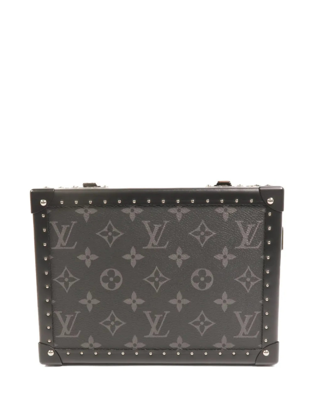 Louis Vuitton Pre-Owned Monogram Eclipse Clutch Bag | Black | FARFETCH