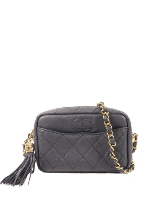 CHANEL Pre-Owned CC Camera diamond-quilted shoulder bag