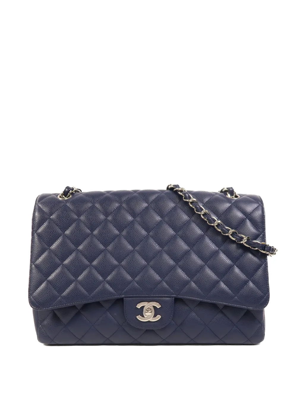 CHANEL Pre-Owned Maxi Classic CC shoulder bag - Blue