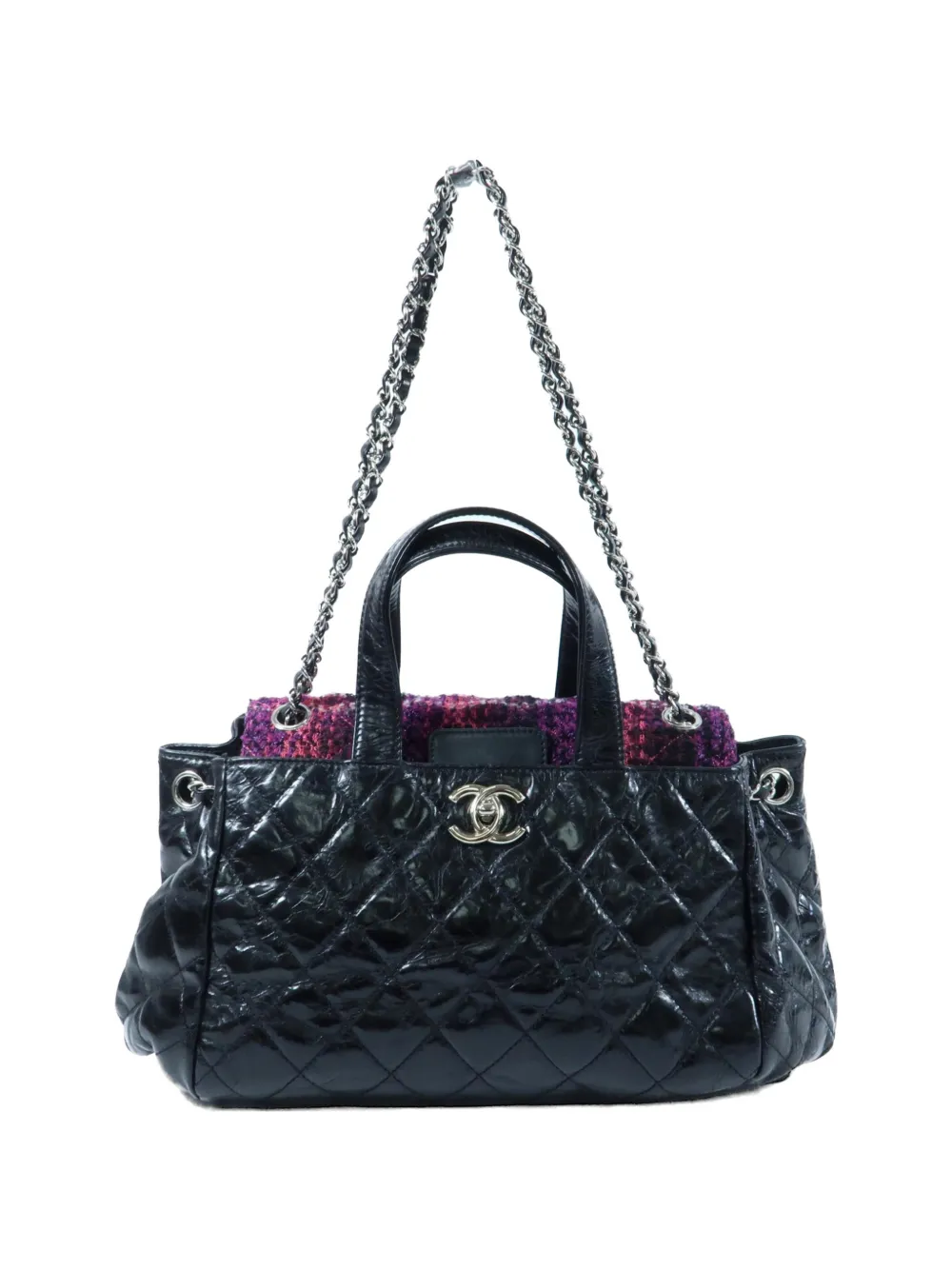 CHANEL Pre-Owned Portobello CC turn-lock tote bag - Black