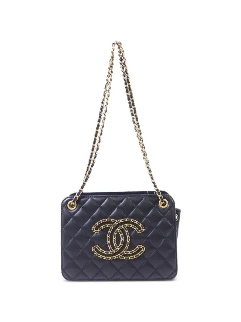 CHANEL Pre-Owned CC quilted shoulder bag