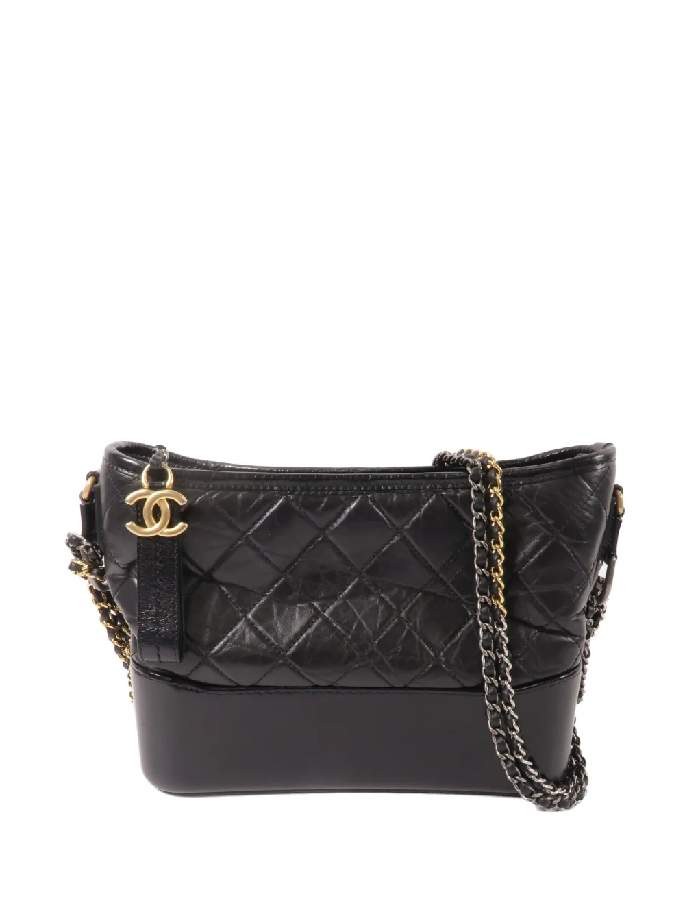 CHANEL Pre-Owned Gabrielle CC chain crossbody bag - Black