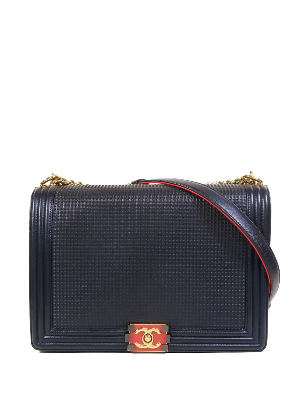 CHANEL Pre-Owned 30 Boy CC chain shoulder bag - Blue